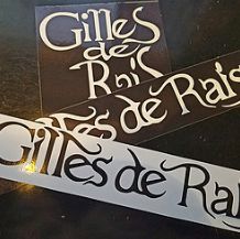 ジルドレイ Gilles de Rais 復刻ステッカー3種セット